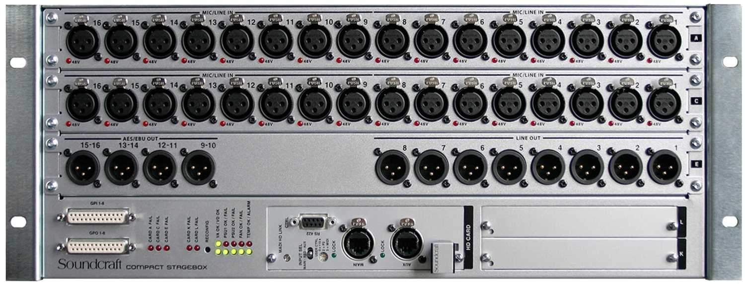 Soundcraft Compact Stagebox 32 Input I/O Expansion - ProSound and Stage Lighting