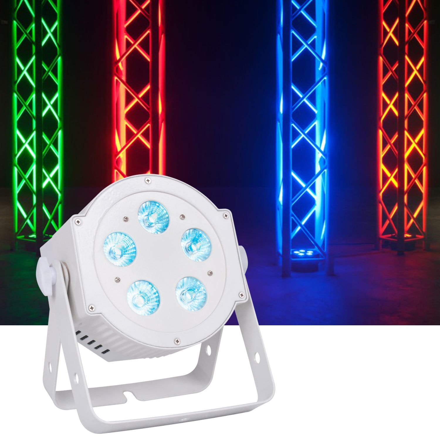 ADJ American DJ 5P Hex Pearl RGBAWUV LED Wash Light - ProSound and Stage Lighting