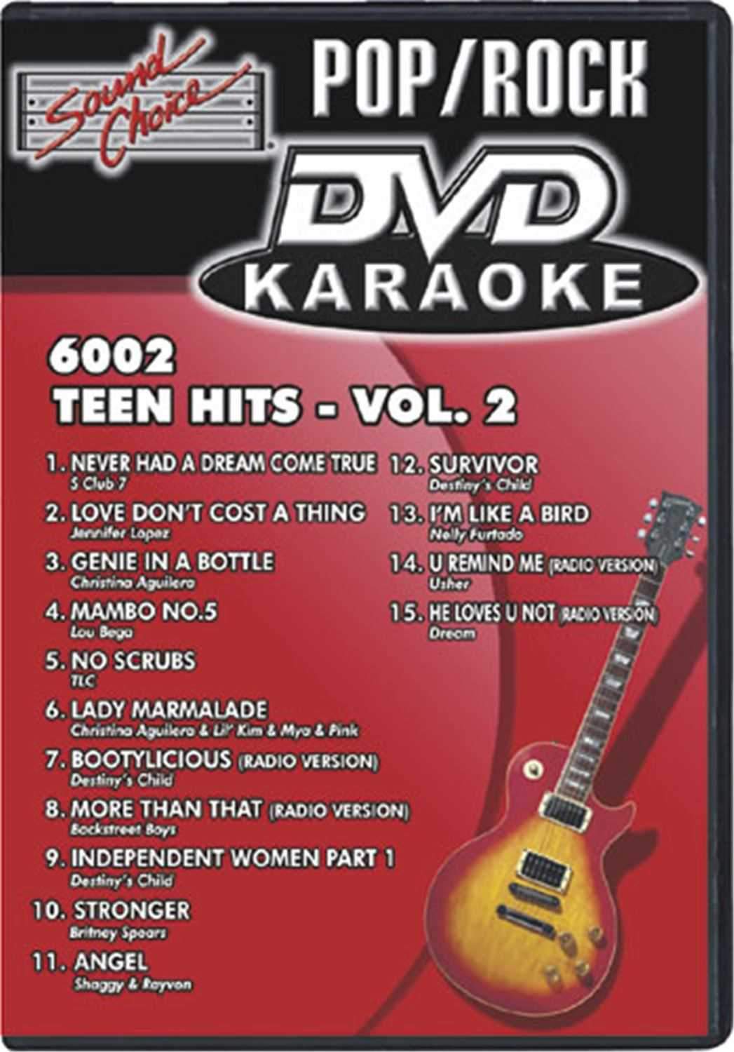Sound Choice Teen Hits Dvd Karaoke - Vol 2 - ProSound and Stage Lighting