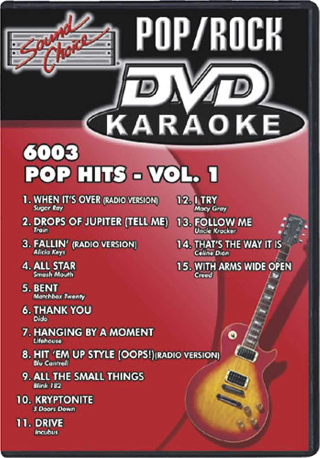 Sound Choice Pop Hits Dvd Karaoke - Vol 1 - ProSound and Stage Lighting