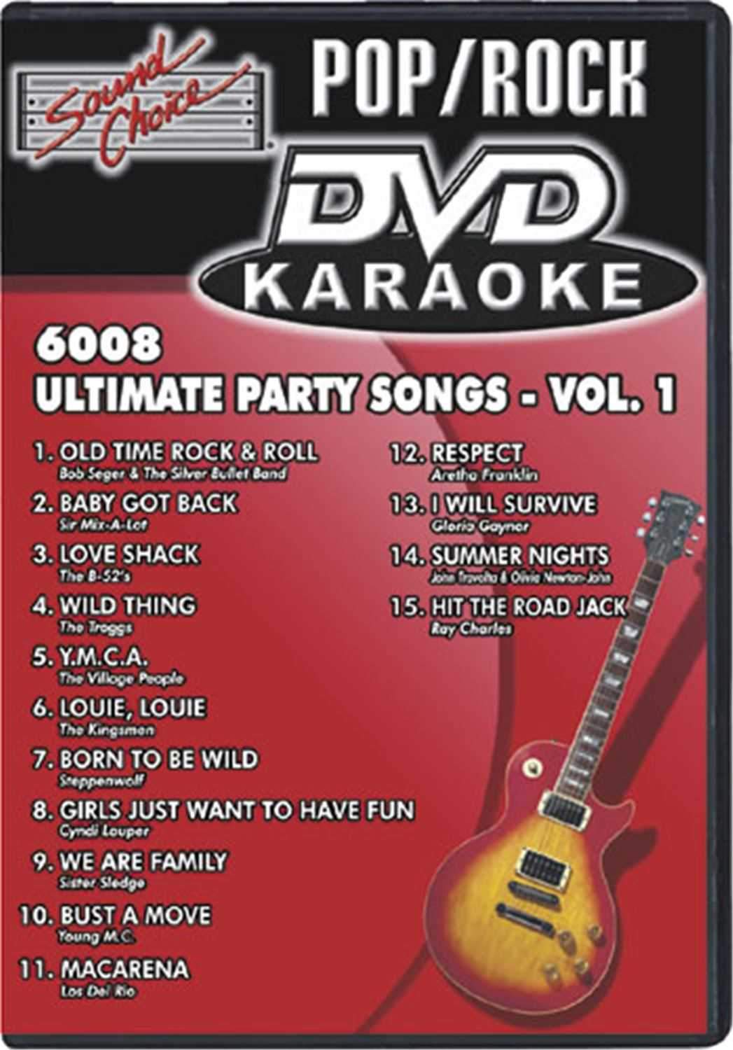 Sound Choice Ultimate Party Songs Dvd Karaoke V 1 - ProSound and Stage Lighting
