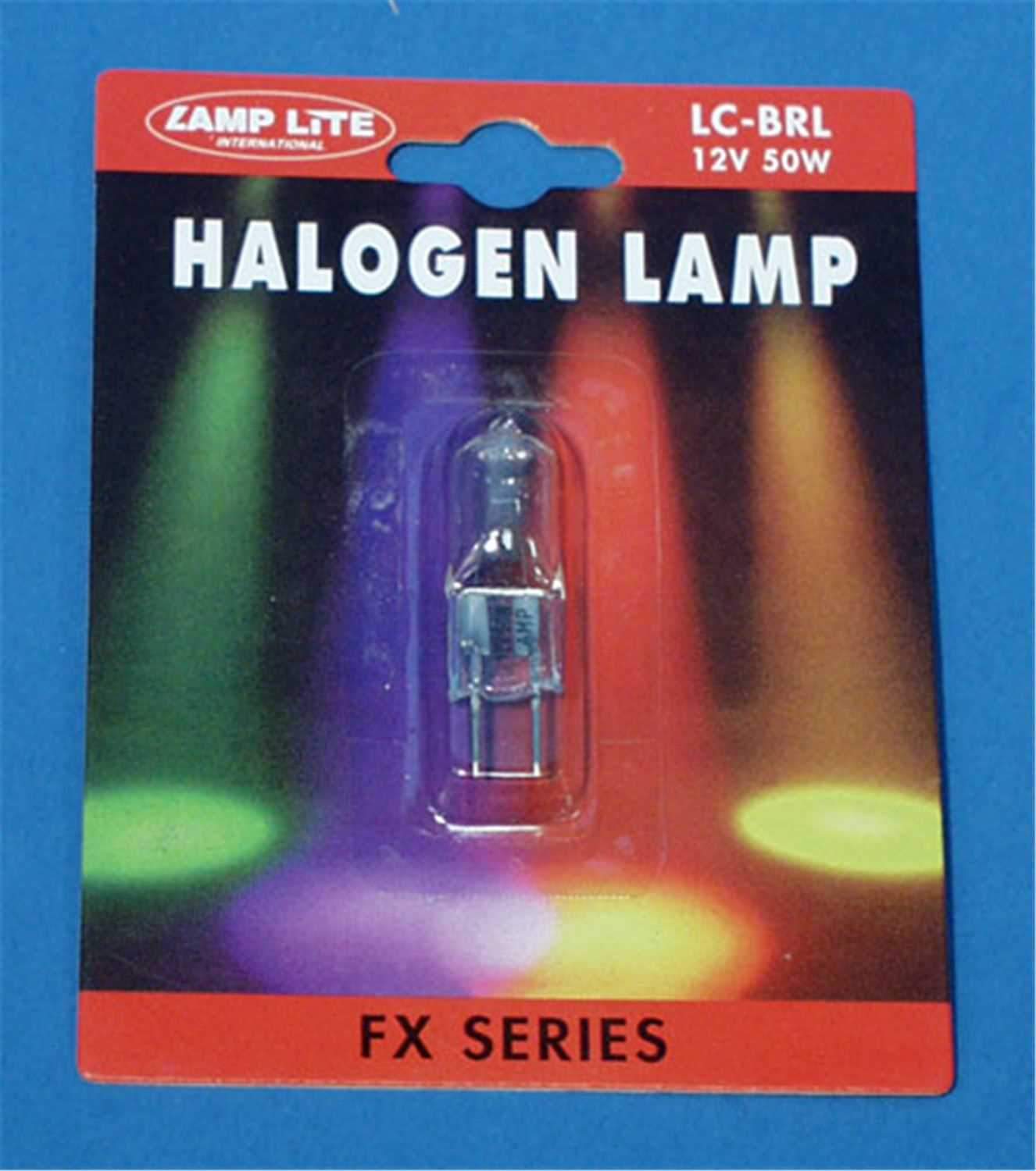 BRL 12V 50W 50 Hour Halogen 2-Pin Lamp - ProSound and Stage Lighting