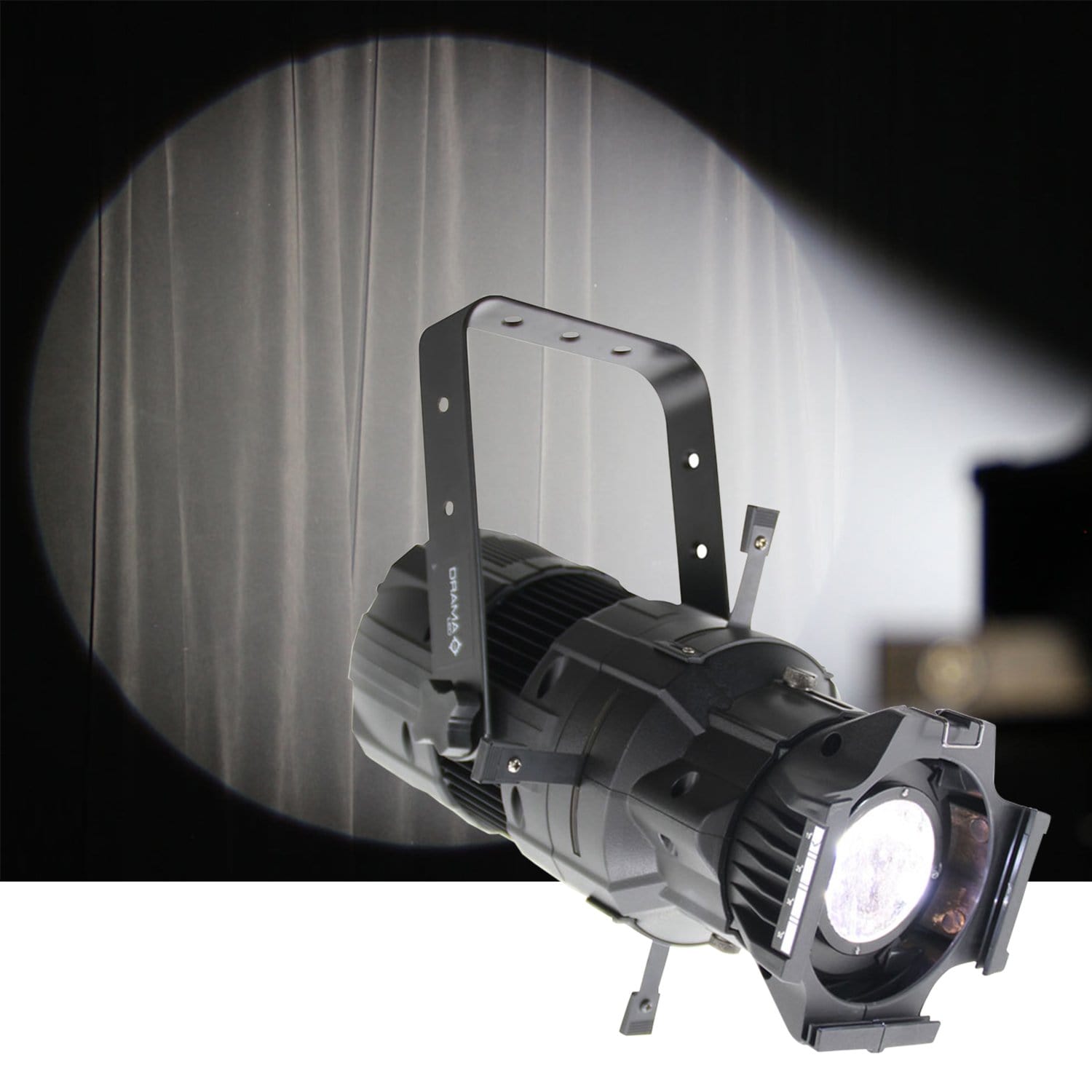 Mega Lite Drama LED W50 36-Degree Ellipsoidal (Black) - ProSound and Stage Lighting