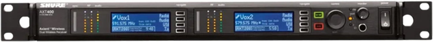 Shure AXT400 Dual Receiver 470-952MHz - ProSound and Stage Lighting