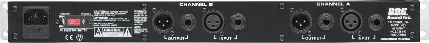 BBE 882I Dual-Mono Sonic Maximizer - ProSound and Stage Lighting