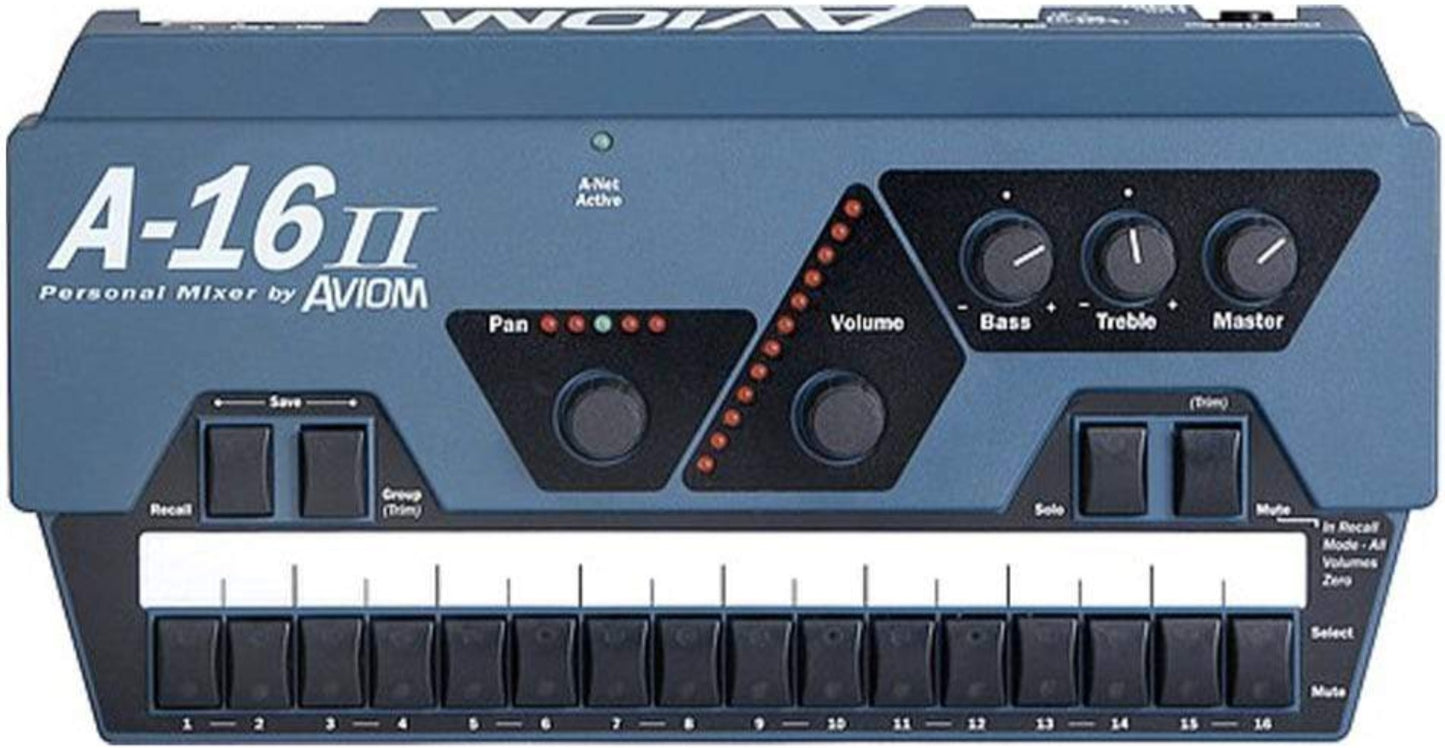Aviom A-16II Personal Audio Mixer - ProSound and Stage Lighting