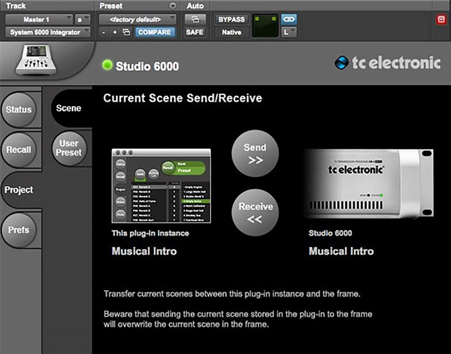 TC Electronic System 6000 Integrator Software - ProSound and Stage Lighting