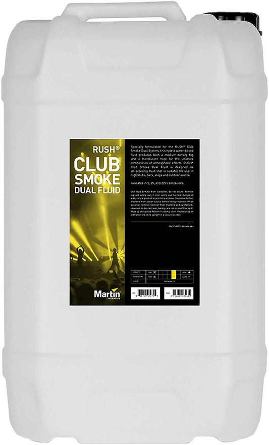 Martin RUSH Club Smoke Dual Effect Fluid 25L - ProSound and Stage Lighting