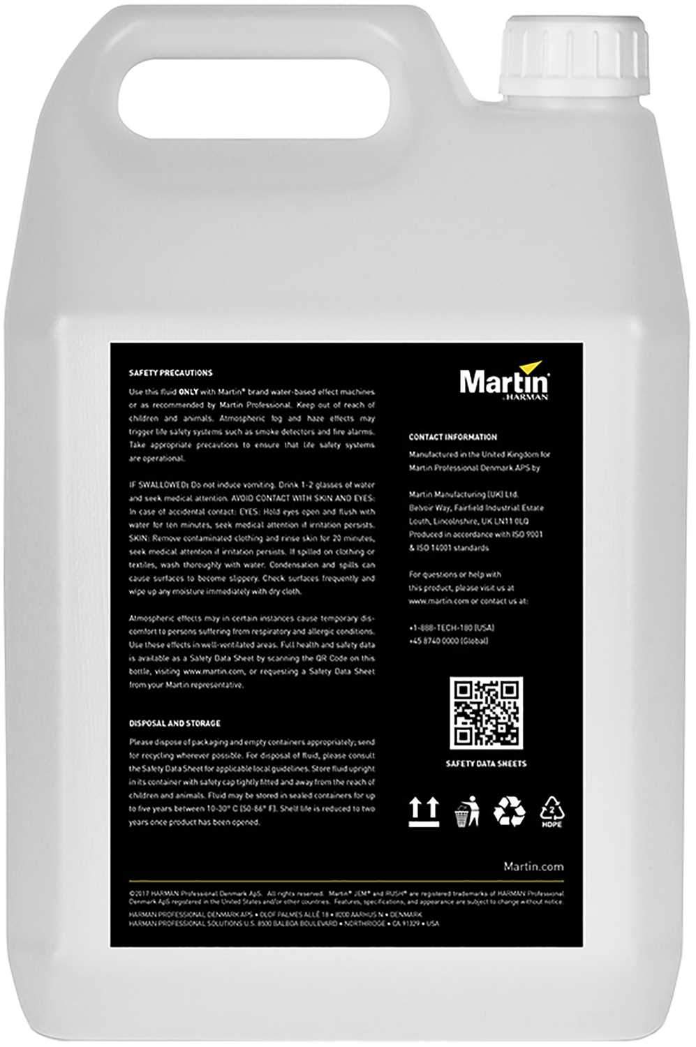 Martin JEM C-Plus Haze Fluid 5L - ProSound and Stage Lighting