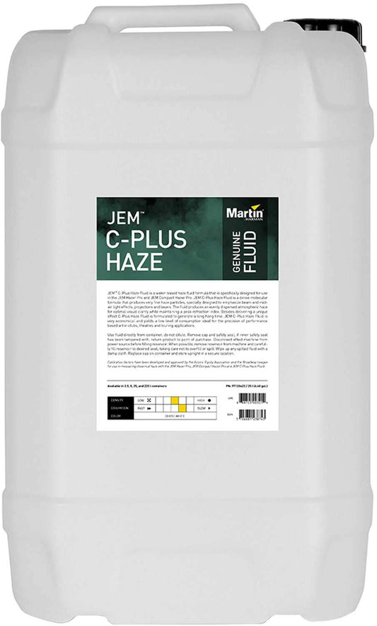 Martin JEM C-Plus Haze Fluid 25L - PSSL ProSound and Stage Lighting