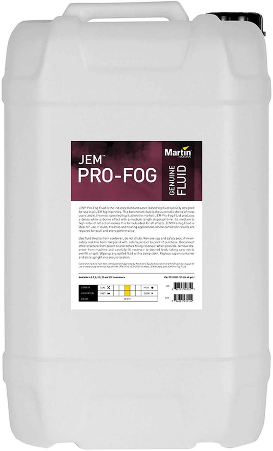 Martin JEM Pro-Fog Fluid 25L - ProSound and Stage Lighting