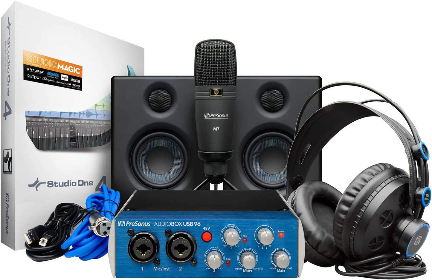 PreSonus AudioBox Studio Ultimate Recording Bundle - ProSound and Stage Lighting