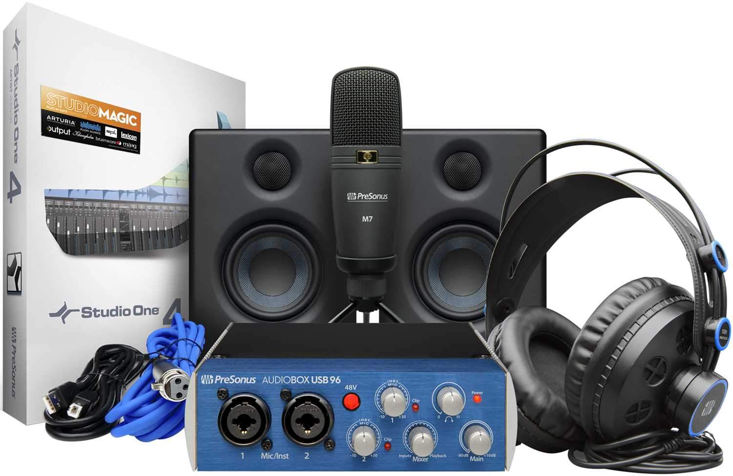 Presonus AudioBox 96 Ultimate USB 2.0 Complete Recording System - ProSound and Stage Lighting