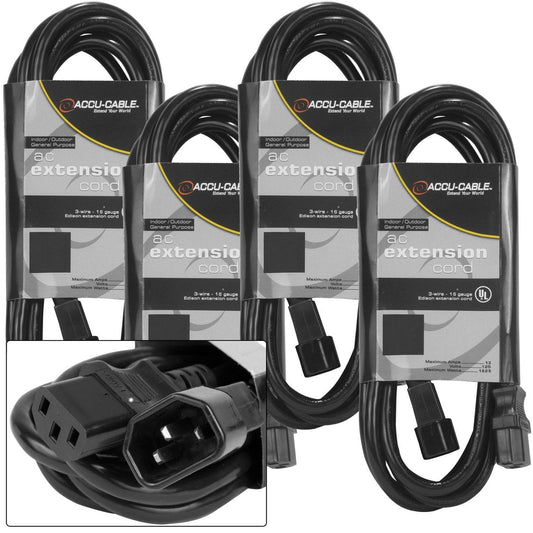 Pro ECCOM15 15Ft Extension Cable Four Pack - ProSound and Stage Lighting