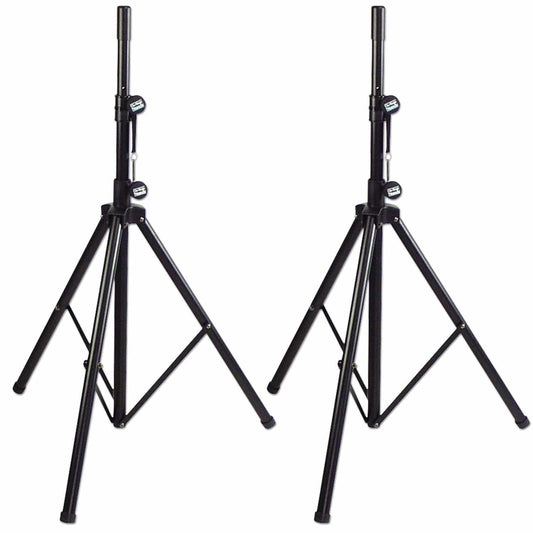 Pro 6-Foot Tripod Speaker Stand Twin Pack - ProSound and Stage Lighting
