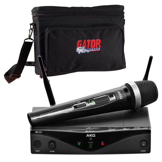 AKG WMS420 Wireless Vocal Mic w D5 w Gator Bag - ProSound and Stage Lighting