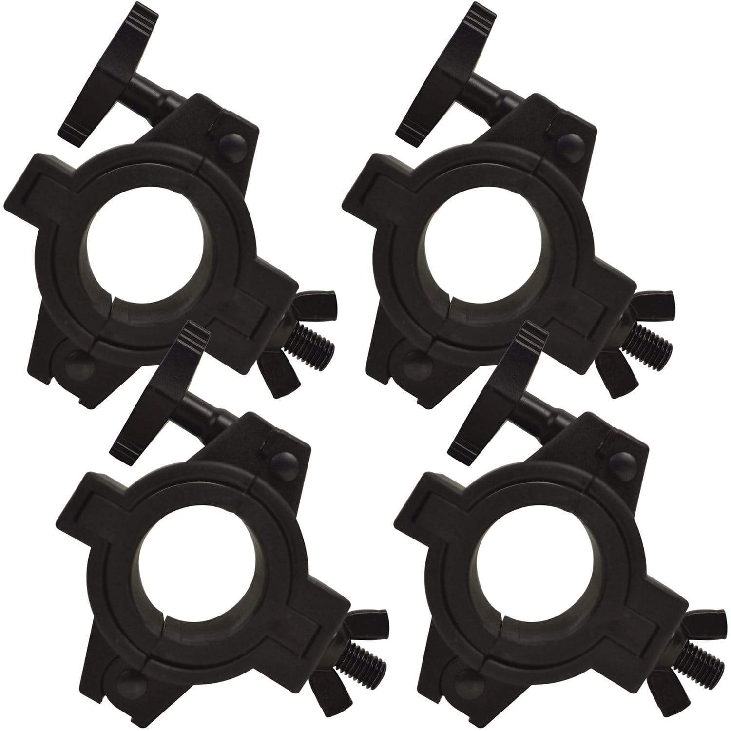 Lighting Truss O-Clamp 4 Pack - 1.5 to 2 inch - ProSound and Stage Lighting