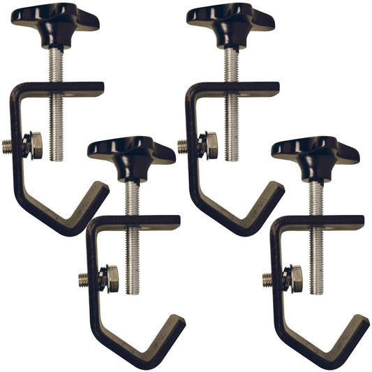 Metal Light Duty C-Clamp For Truss - 04 Pack - ProSound and Stage Lighting