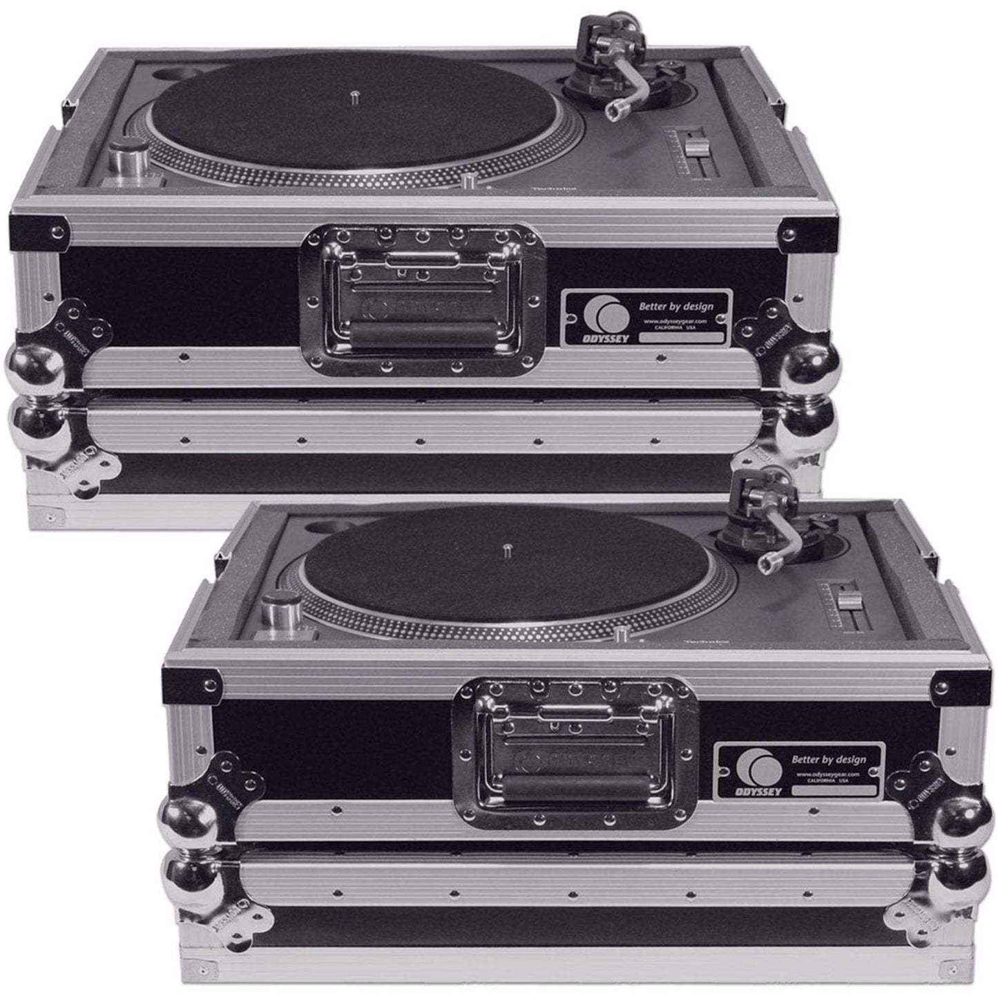 Odyssey DJ SL1200 Turntable Case 2 Pack - ProSound and Stage Lighting
