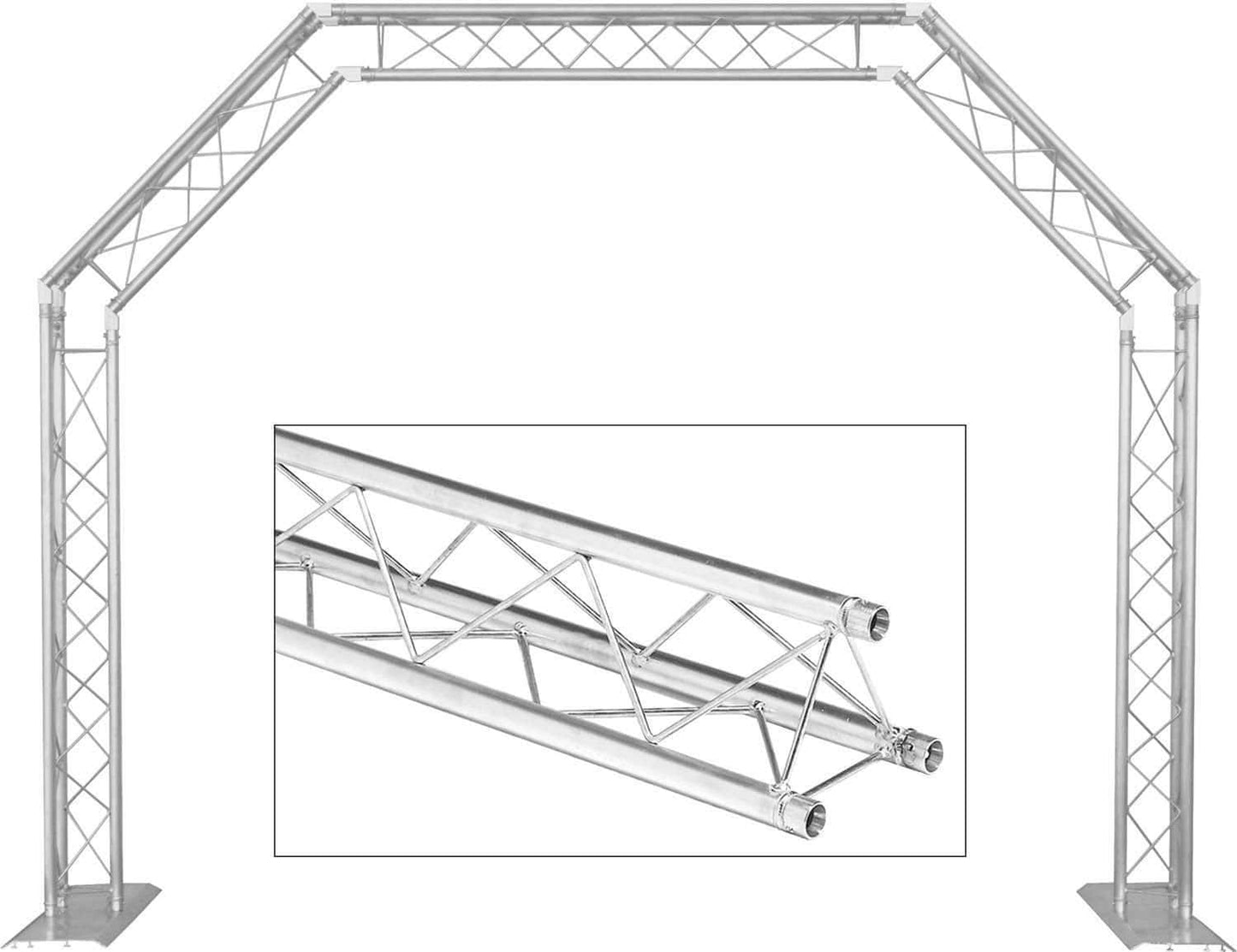 Global Truss Arch System Complete Archway with 0.5M Extension - ProSound and Stage Lighting