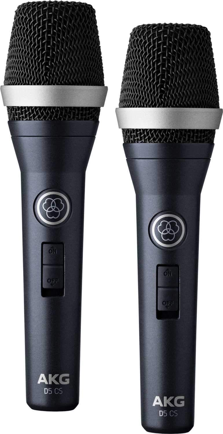 AKG D5CS Handheld Vocal Microphone Pair with Switch - ProSound and Stage Lighting