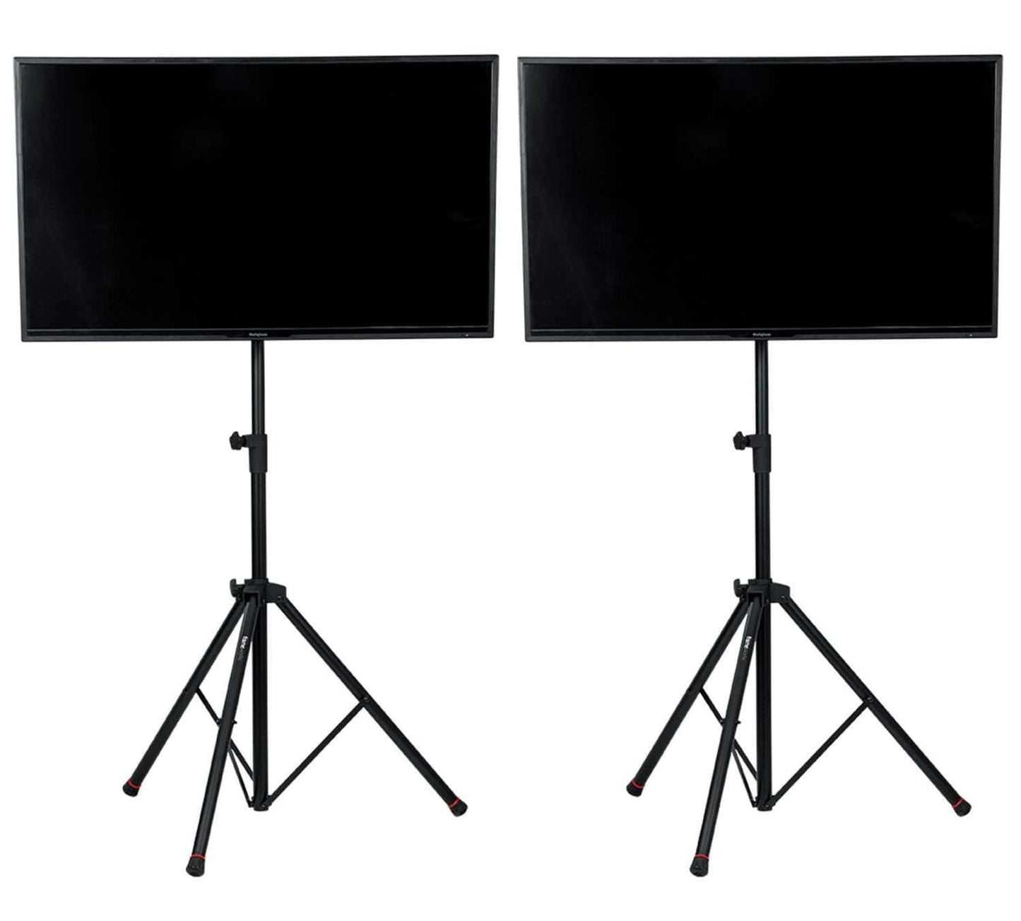 Gator GFW-AV-LCD-2 Deluxe LiftEEZ Tripod LCD Monitor Stand 2-Pack - ProSound and Stage Lighting