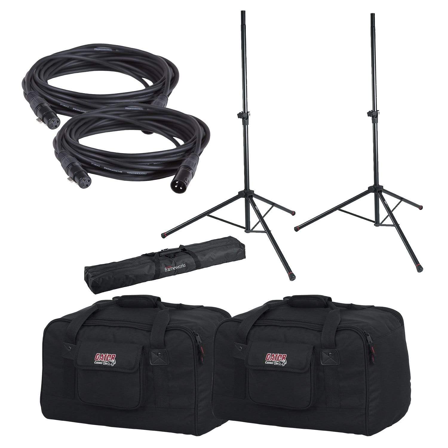 Gator Complete 15-Inch Powered Speakers Accessory Pack - ProSound and Stage Lighting