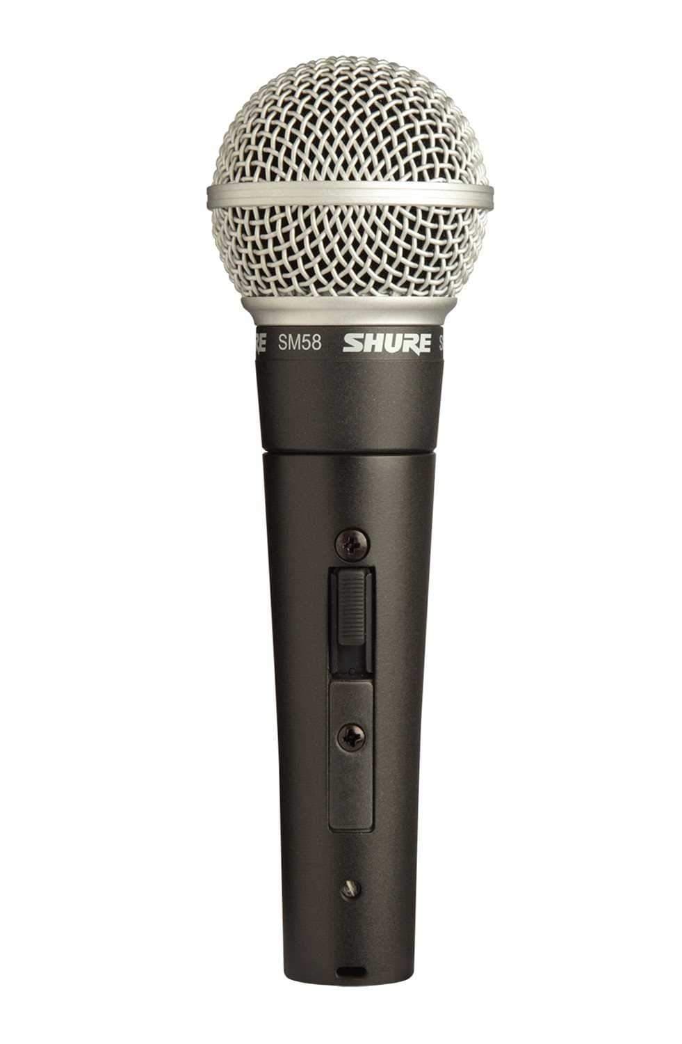 Shure SM58 Mic with On/Off Switch 3-Pack plus Stands & Cables - ProSound and Stage Lighting