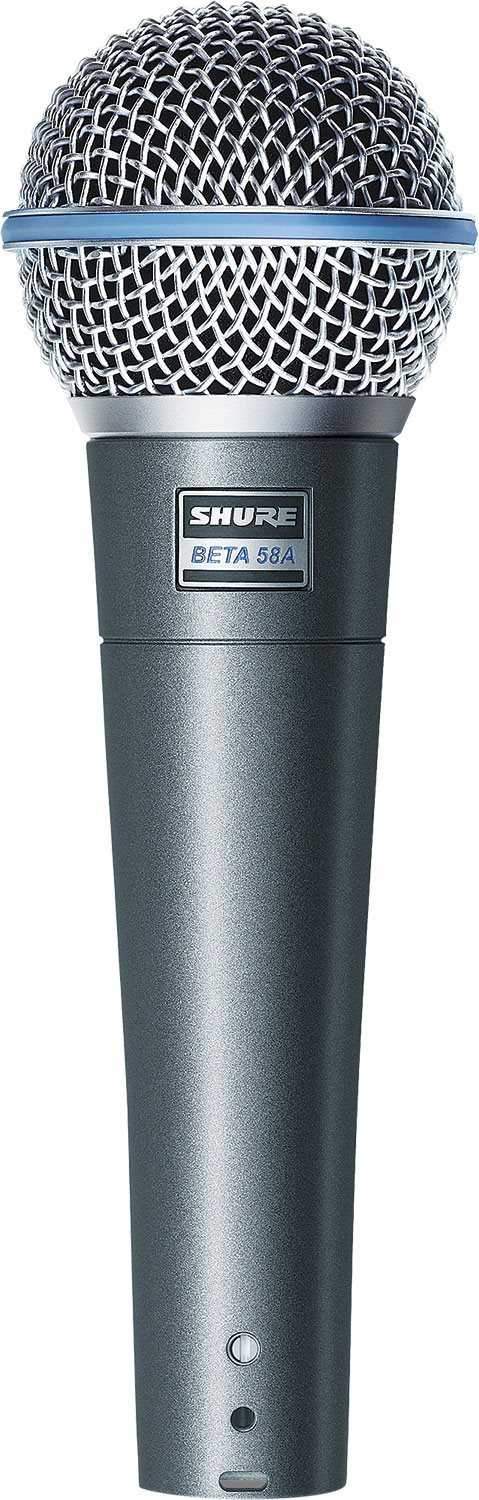 Shure Beta 58A Vocal Mic with Cable and Stand - ProSound and Stage Lighting