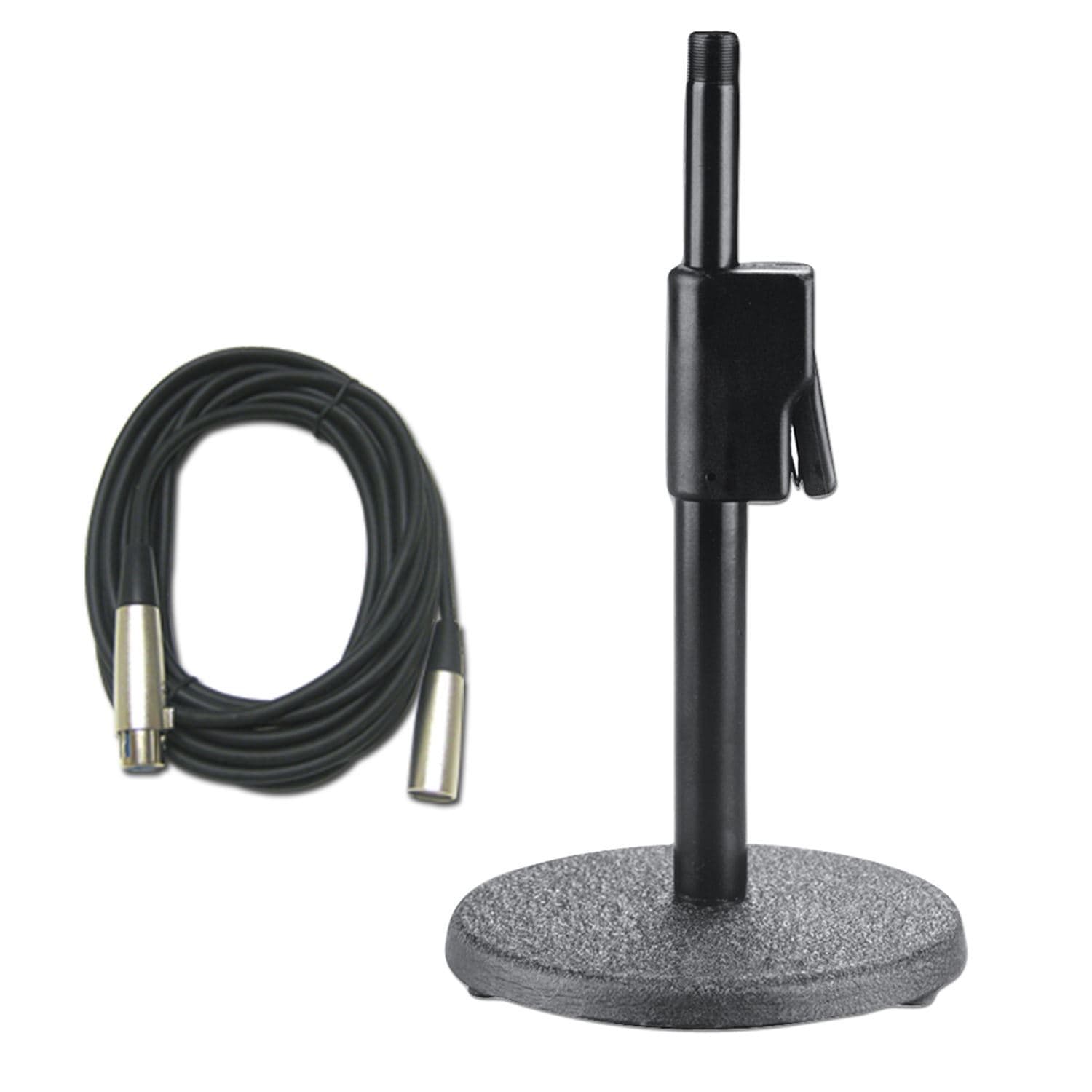 DS7200B Desk Top Mic Stand Plus 20Ft Mic Cable - ProSound and Stage Lighting