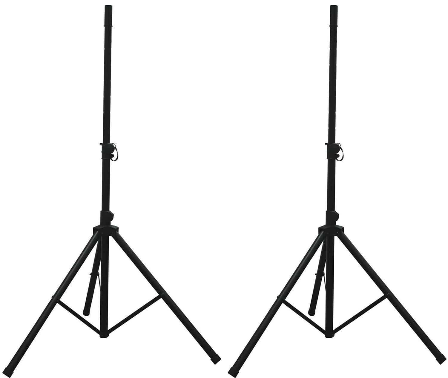 Aluminum Tripod Speaker Stand Pair - ProSound and Stage Lighting