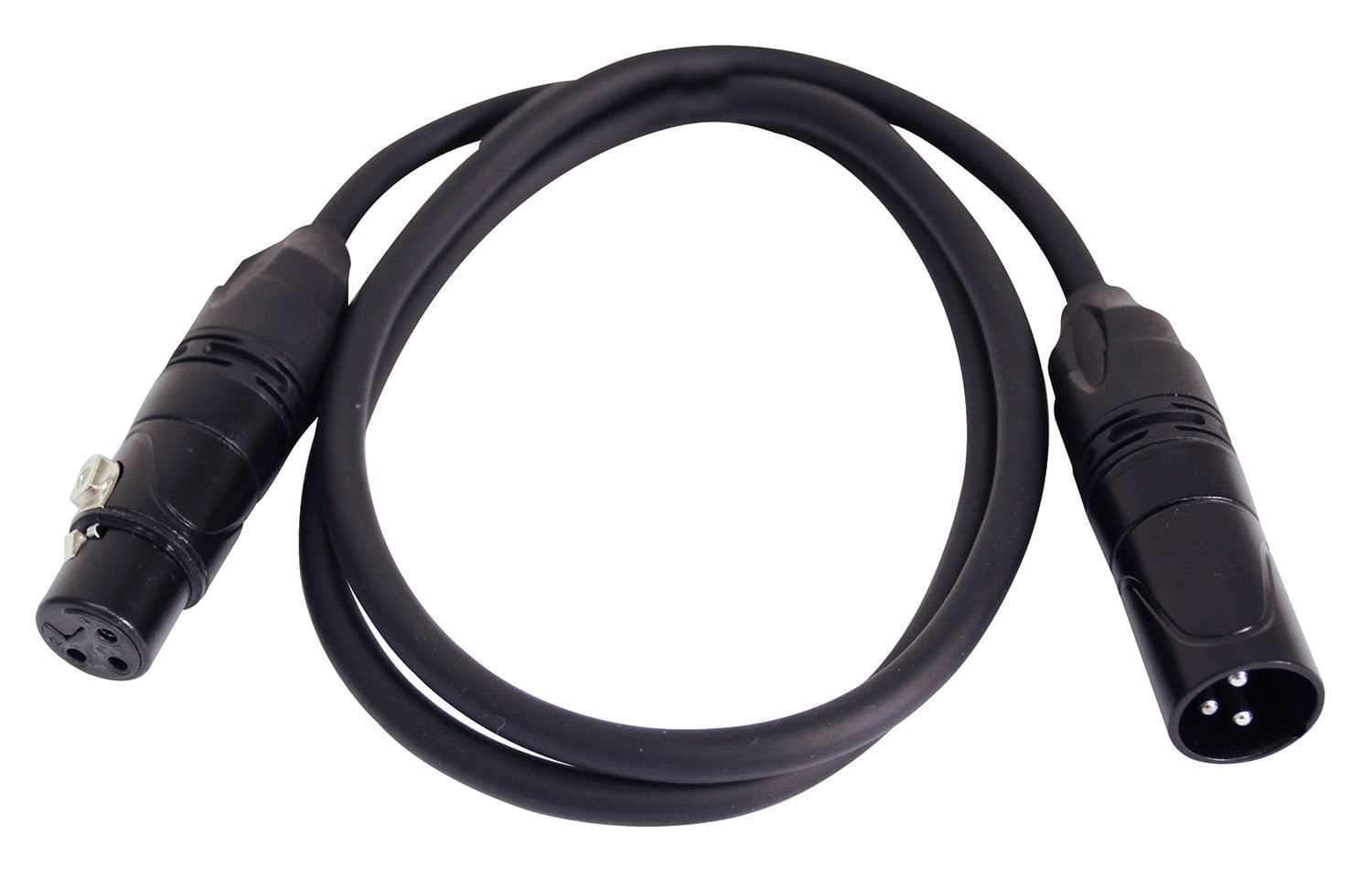 3ft 3-Pin DMX Lighting Cable 6-Pack - ProSound and Stage Lighting
