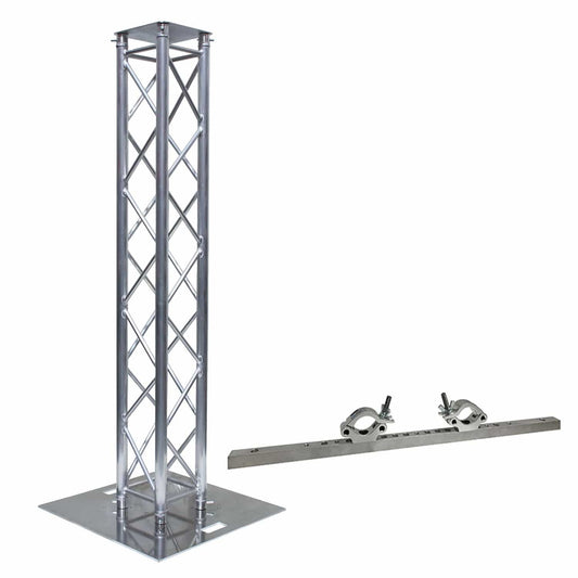 Global Truss Light Weight 6.36 Ft Totem with TV Mount - ProSound and Stage Lighting