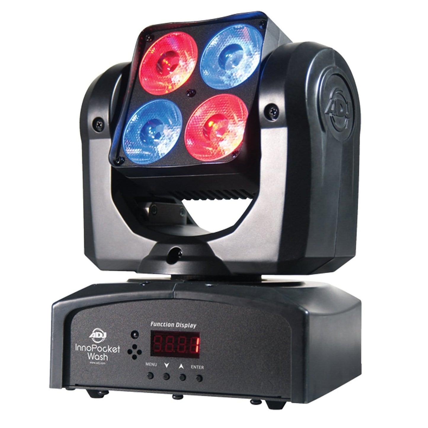 Global Truss Light Weight 6.56 Ft F34 Totem with ADJ Inno Pocket Wash Moving Head - ProSound and Stage Lighting