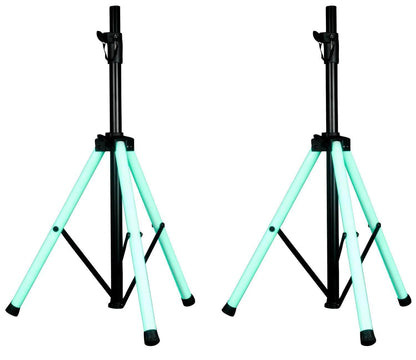American Audio CSL-100 LED Light-Up Speaker Stand Pair - ProSound and Stage Lighting