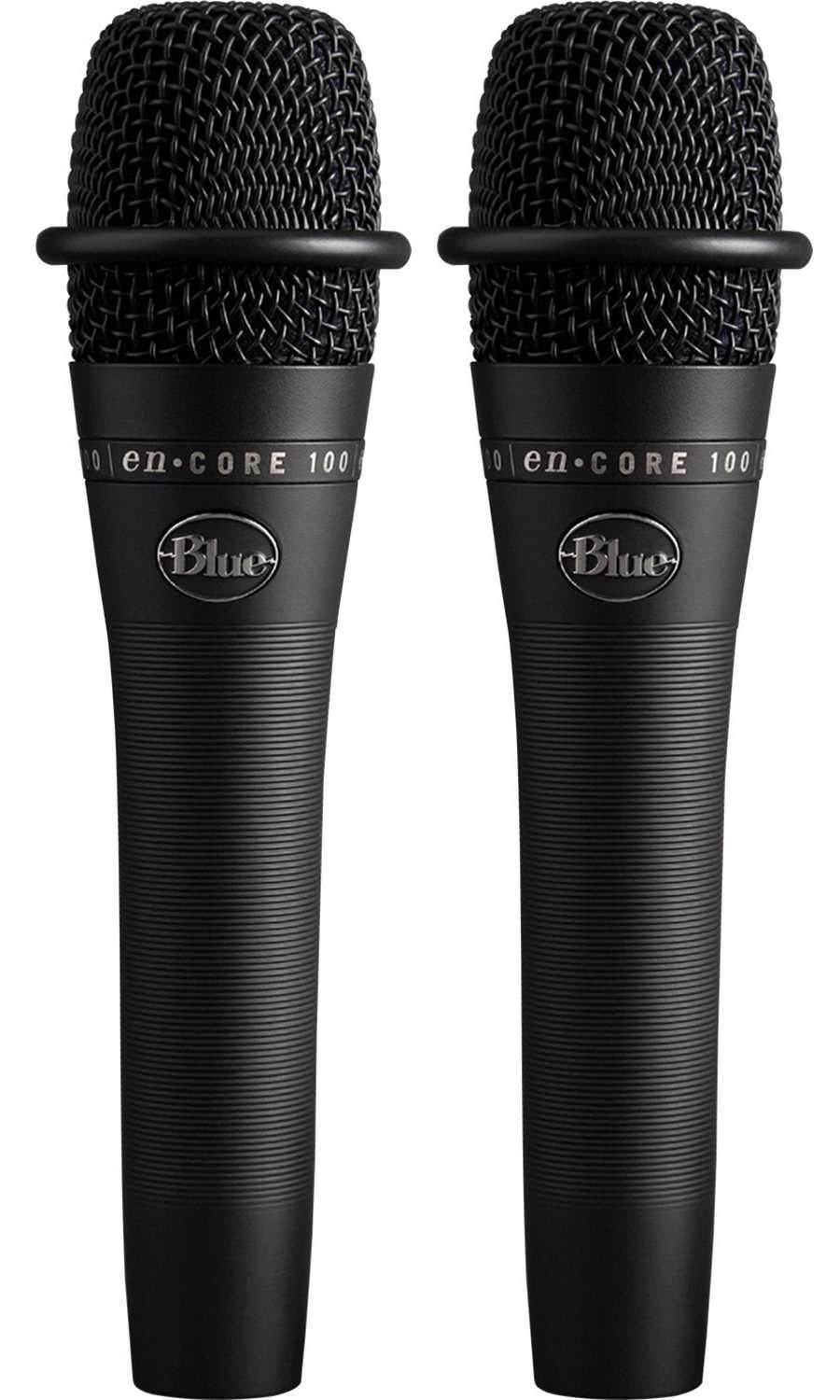 Blue enCore 100 Black Dynamic Handheld Microphone Pair - ProSound and Stage Lighting