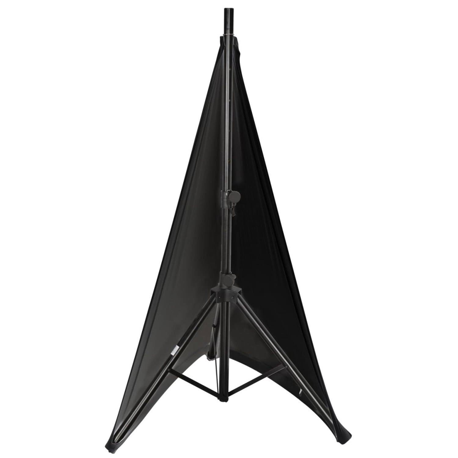 Ultimate TS-100 Speaker Stands with Black Scrims - ProSound and Stage Lighting