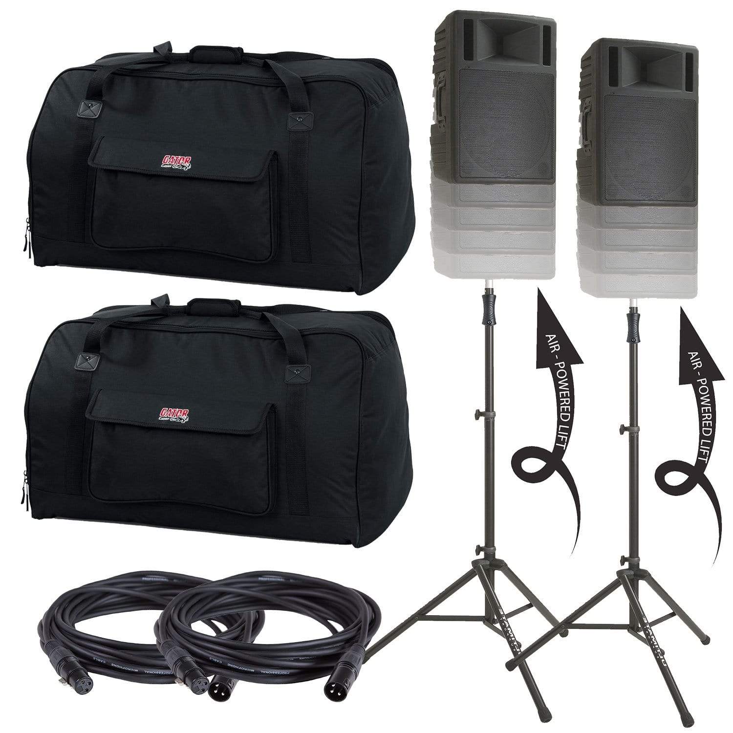 Ultimate 12-Inch Powered Speaker Accessory Pack - ProSound and Stage Lighting
