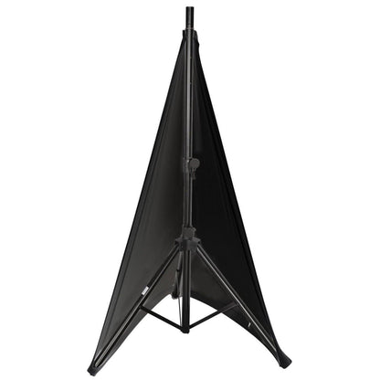Ultimate TS-100 Stands with Complete Stretch Covers Set Black - ProSound and Stage Lighting