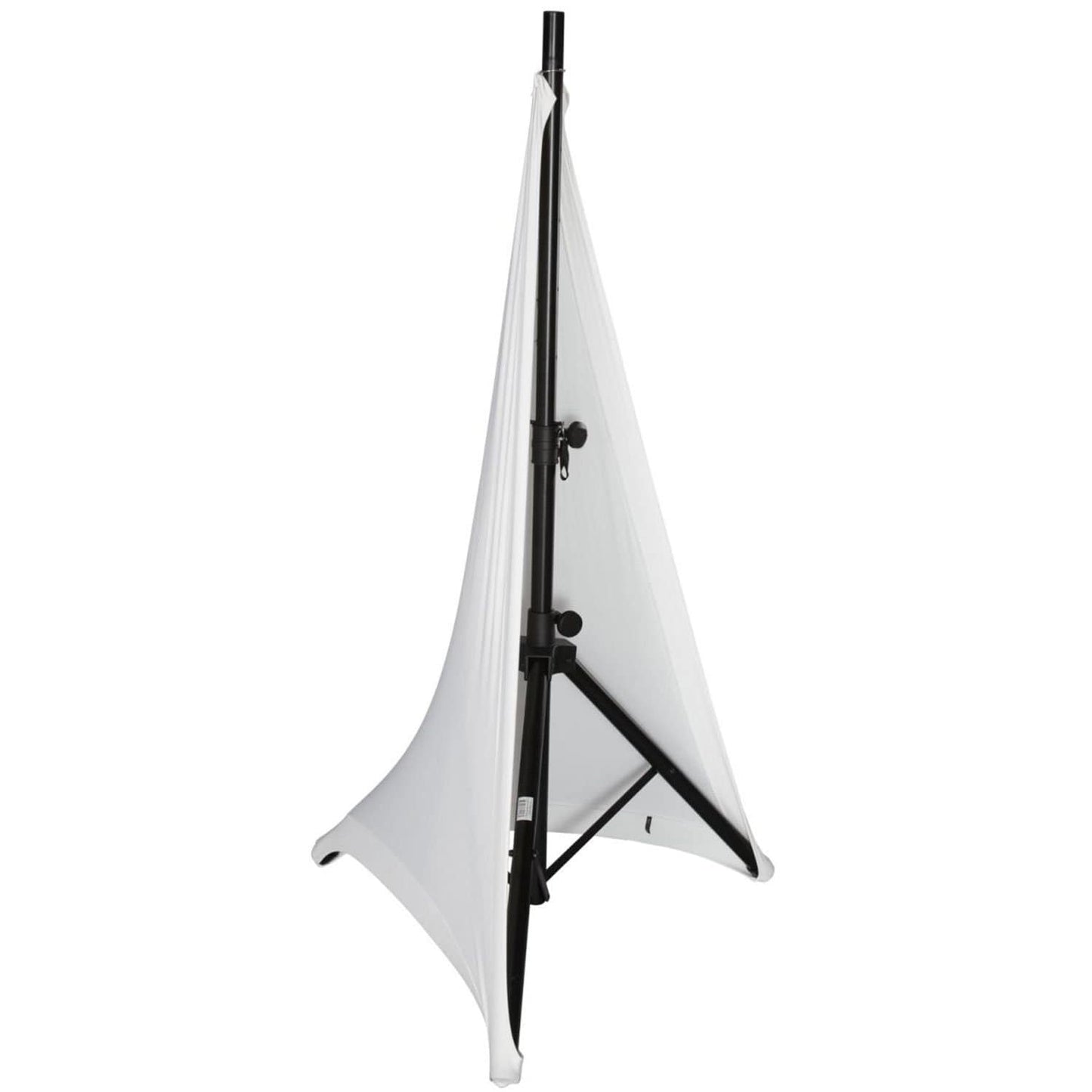 Ultimate TS-100 Stands with Complete Stretch Covers Set White - ProSound and Stage Lighting