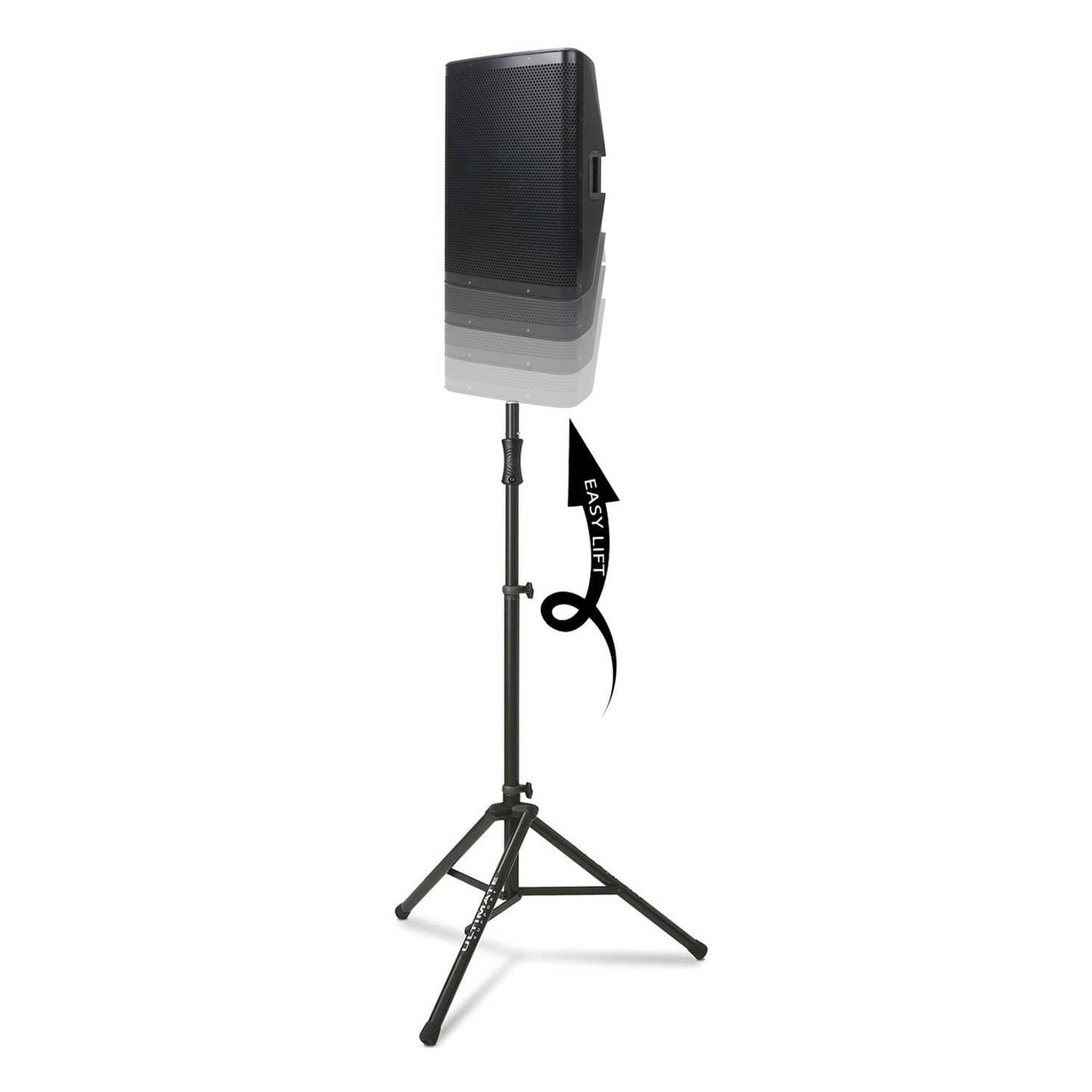 Ultimate TS-100 Speaker Stands with 15" Stretch Speaker Covers White - PSSL ProSound and Stage Lighting