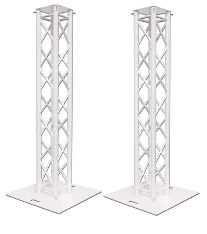 Global Truss White Lighting Truss 6.56 Ft F34 Dual Totem System - ProSound and Stage Lighting