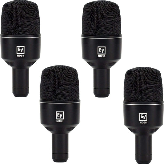 Electro-Voice ND68 Supercardioid Kick Drum Mic 4-Pack - ProSound and Stage Lighting