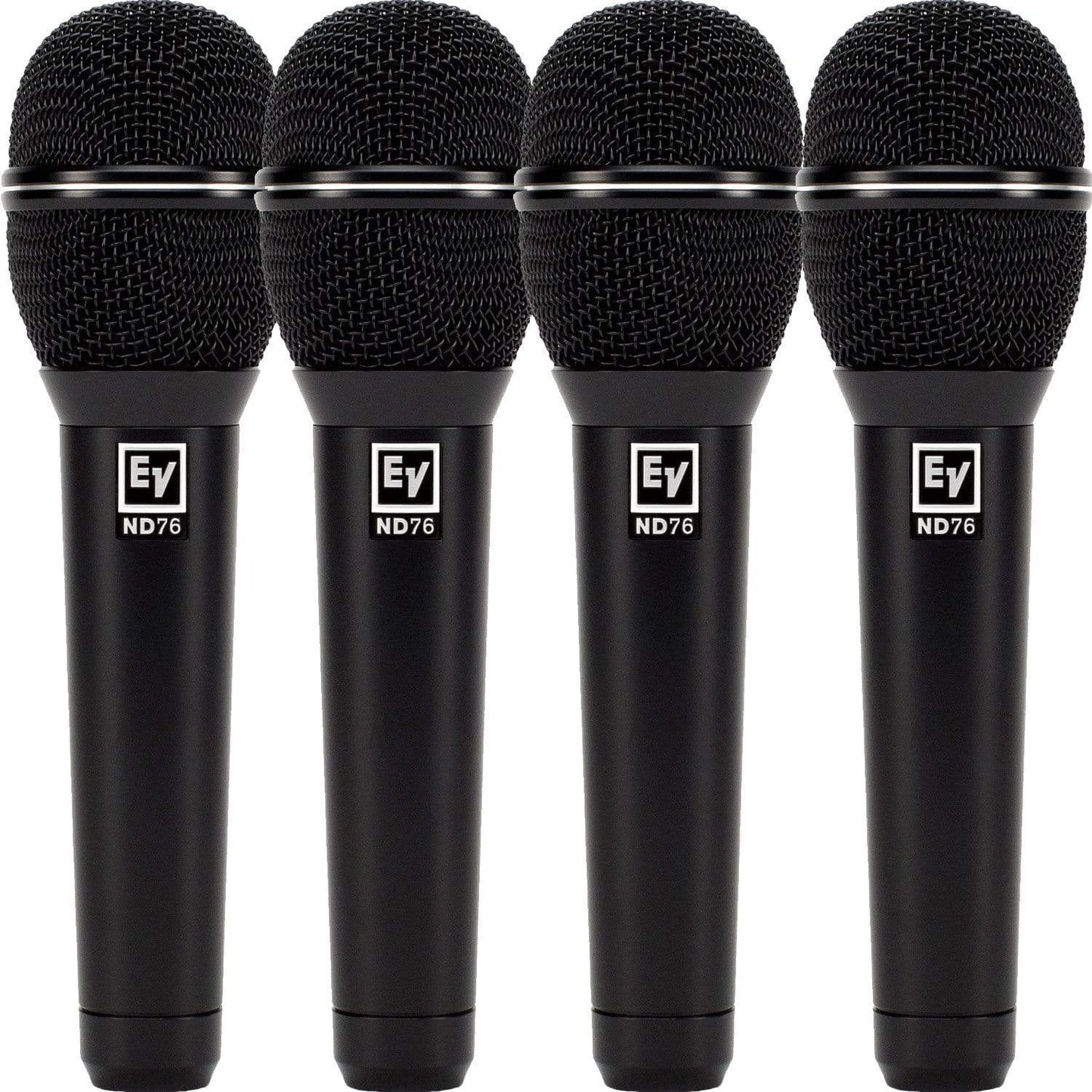 Electro-Voice ND76 Cardioid Dynamic Vocal Mic 4-Pack - ProSound and Stage Lighting