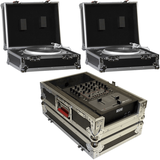 Gator G-Tour 12-Inch DJ Mixer & Turntable Case Pack - ProSound and Stage Lighting