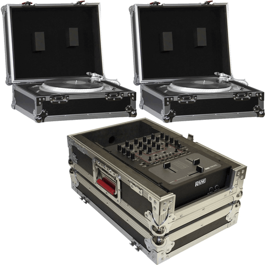 Gator G-Tour 10-Inch DJ Mixer & Turntable Case Pack - ProSound and Stage Lighting