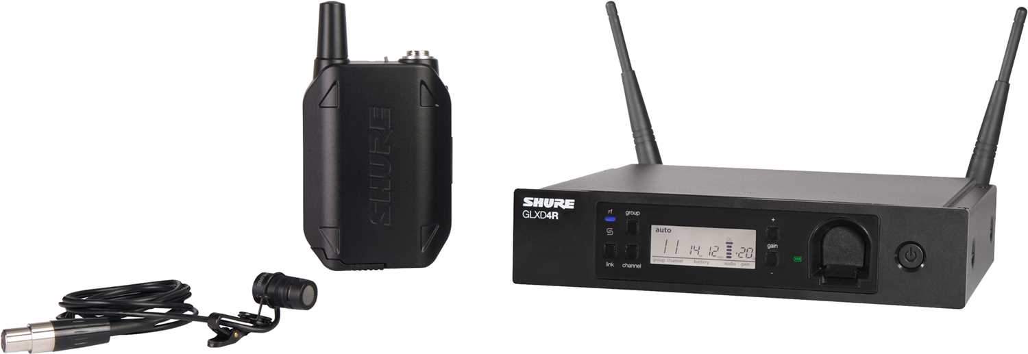Shure GLXD 8-Channel Complete Digital Wireless Microphone Combo Package - ProSound and Stage Lighting