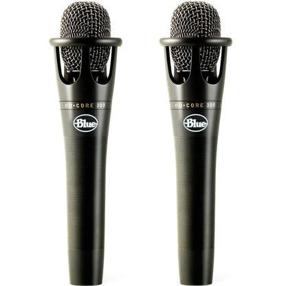 Blue enCore 300 Black Vocal Condenser Microphone 2-Pack - ProSound and Stage Lighting