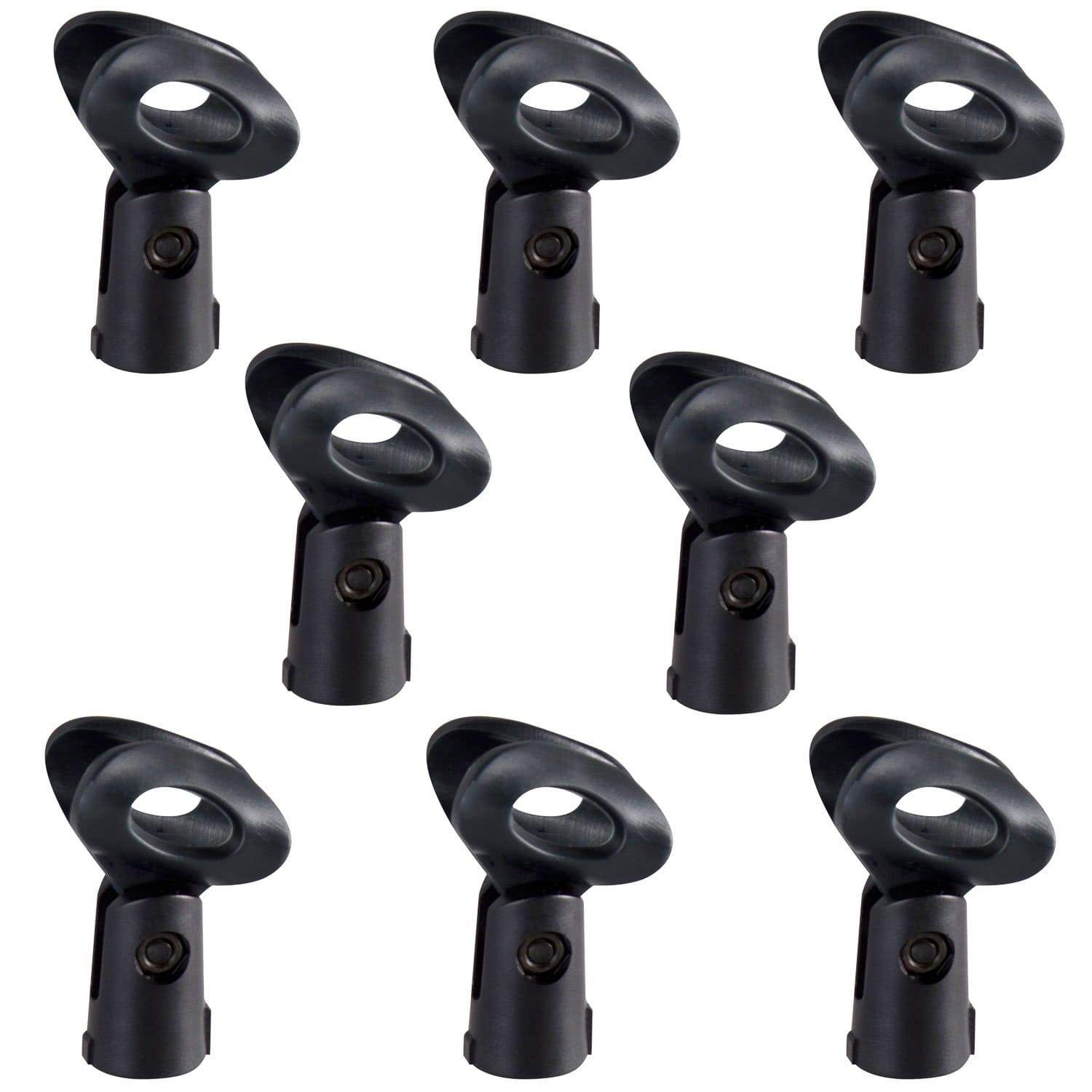 Gator GFW-MIC-CLIP Standard Microphone Clip 8-Pack - ProSound and Stage Lighting