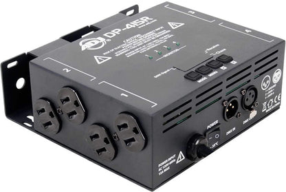 ADJ American DJ DP-415R 4-Ch Dimmer / Switcher with Accessories - ProSound and Stage Lighting